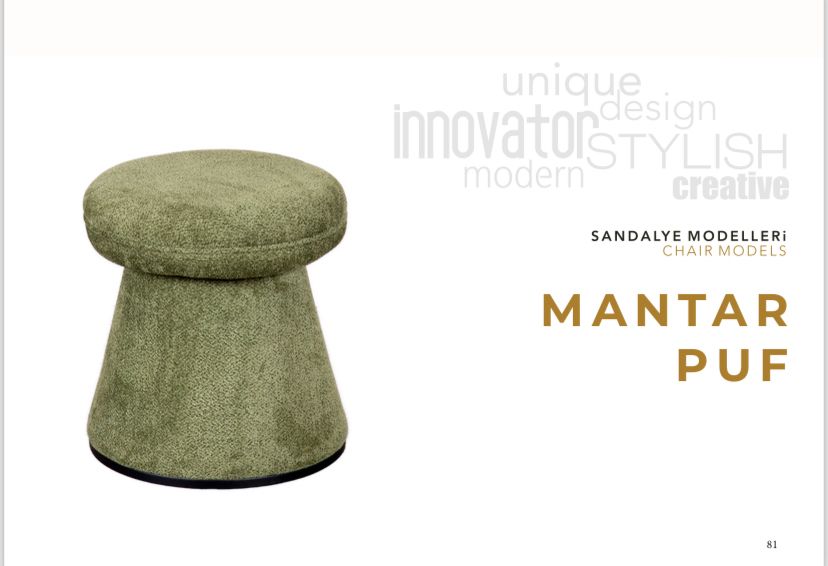 Bench and Pouffe
